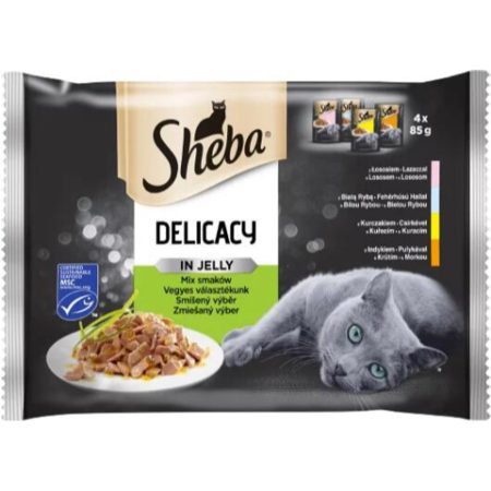 Sheba Delicacy alutasakos Mix 4x85g