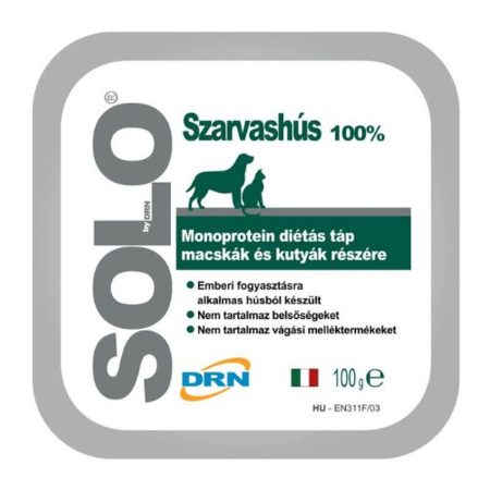 Solo Húspástétom Szarvashús 300 g