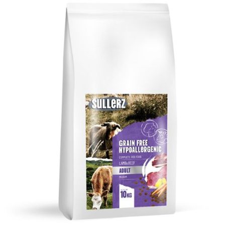 SullerZ Grain Free Hypoallergenic Adult Lamb & Beef with rosemary Kutyatáp 10 kg