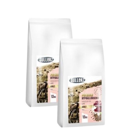 SullerZ Premium Hypoallergenic Adult Lamb (Bárány) Small Kutyatáp 2x12 kg