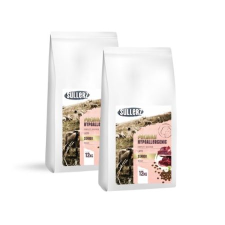 SullerZ Premium Hypoallergenic Senior Lamb (Bárány) Kutyatáp 2x12 kg