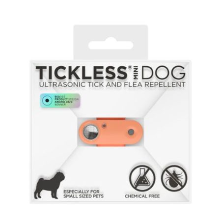 Tickless Mini Kullancs- és Bolhariasztó Kis testű kutyák számára Barack