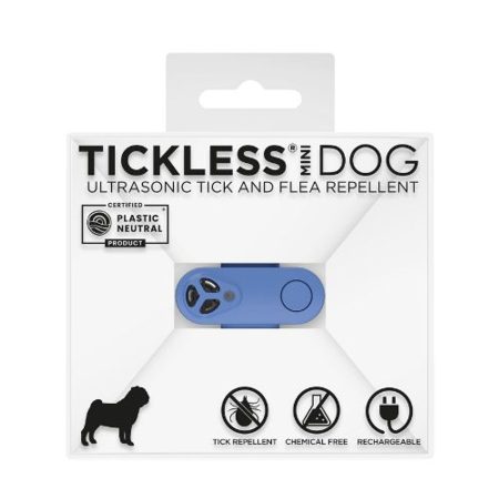 Tickless Mini Kullancs- és Bolhariasztó Kis testű kutyák számára Kék