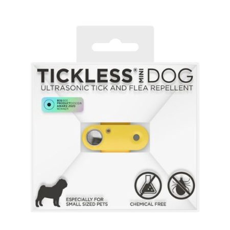 Tickless Mini Kullancs- és Bolhariasztó Kis testű kutyák számára Sárga