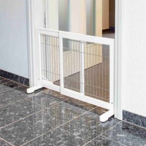 Trixie Dog Barrier - biztonsági kutyarács (fehér) 65-108x61cm