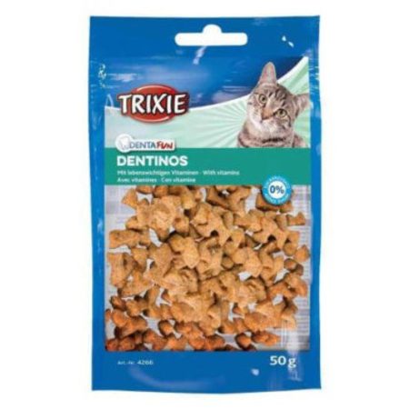 Trixie Denta Fun Dentinos - jutalomfalat (fogtisztítós) macskák részére 50g