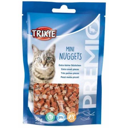 Trixie Mini Fish Nuggets - jutalomfalat (hal) macskák részére 50g