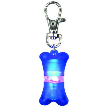 Trixie Flasher Címtartóval 2x4 cm kék