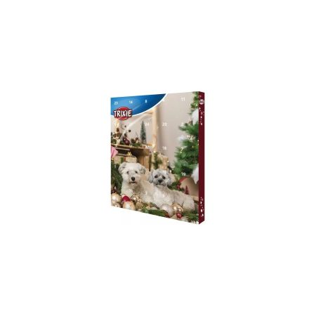 Trixie Xmas Advent Calendar for Dogs - jutalomfalat (többféle) kutyák részére (24x8g)