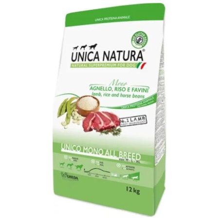 Unica Natura Unico Mono All breed Lamb-bárányhúsos 12kg kutyatáp