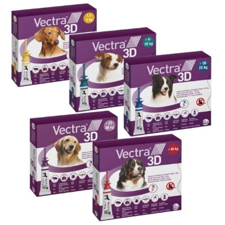 Vectra 3D 40-60 kg 3db pipetta