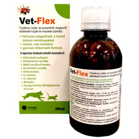 Vet-Flex Folyékony ízület- és porcerősítő 200 ml