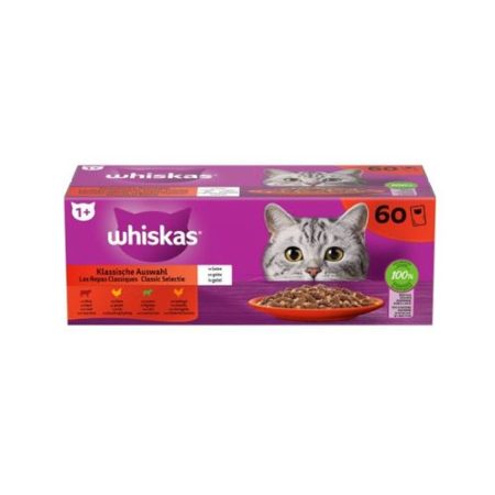 WHISKAS alutasakos Klasszikus Válogatás 60x85g