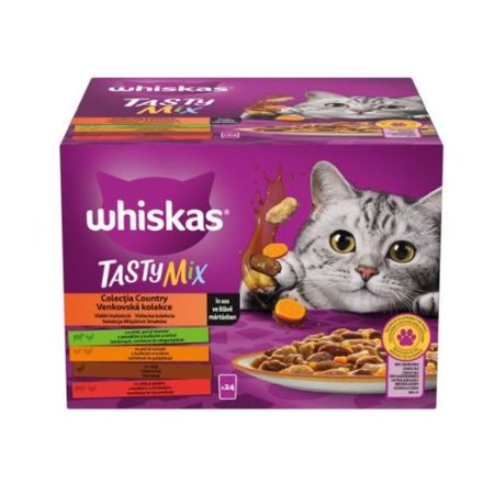 WHISKAS alutasakos Tasty Mix Country 24x85g