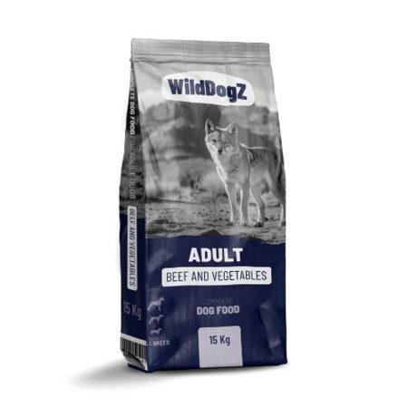WildDogZ Adult Beef and Vegetables 2x15kg kutyatáp