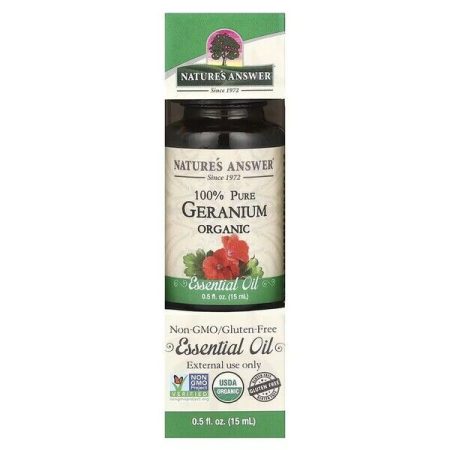 100% Pure Geranium Essential Oil - 15 ml.