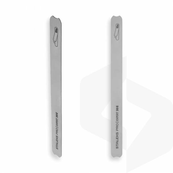 Staleks - Egyenes Vékony Rozsdamentes Acél Körömreszelő Alap Expert MBE-20E ()