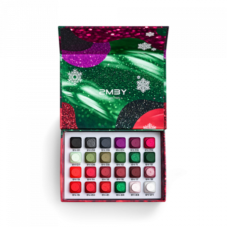 Gel Lack Szett - Collection 4 - Holiday Glow - 24db (24 db)