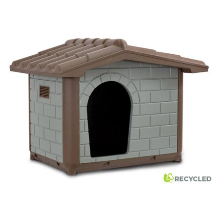 MP Bergamo Classic Eco műanyag kutyaház Medium