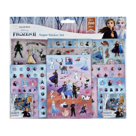Nagy matricakészlet 500 db Frozen