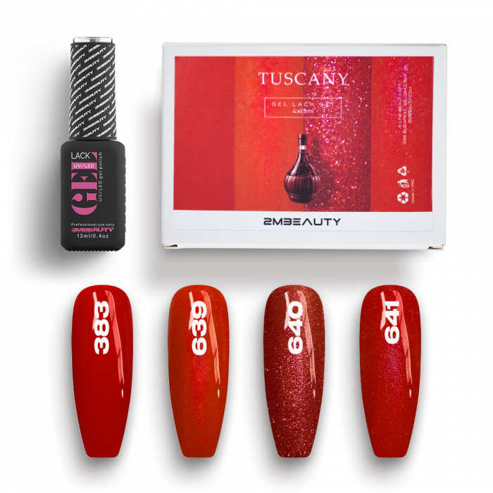 Gel Lack - Tuscany Set - HEMA Mentes (4 x 13 ml)
