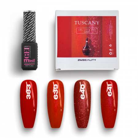 Gel Lack - Tuscany Set - HEMA Mentes (4 x 5 ml)
