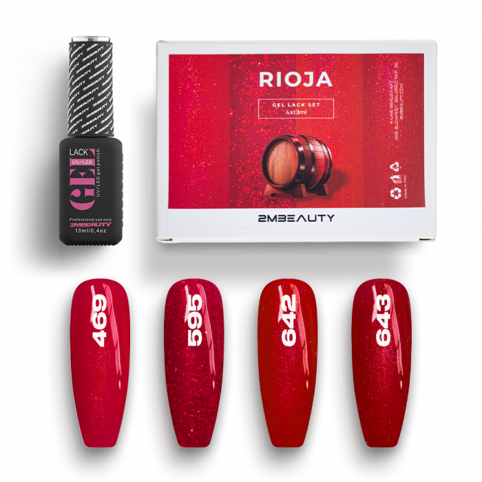 Gel Lack - Rioja Set - HEMA Mentes (4 x 13 ml)