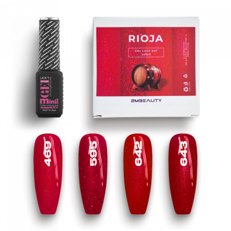 Gel Lack - Rioja Set - HEMA Mentes (4 x 5 ml)