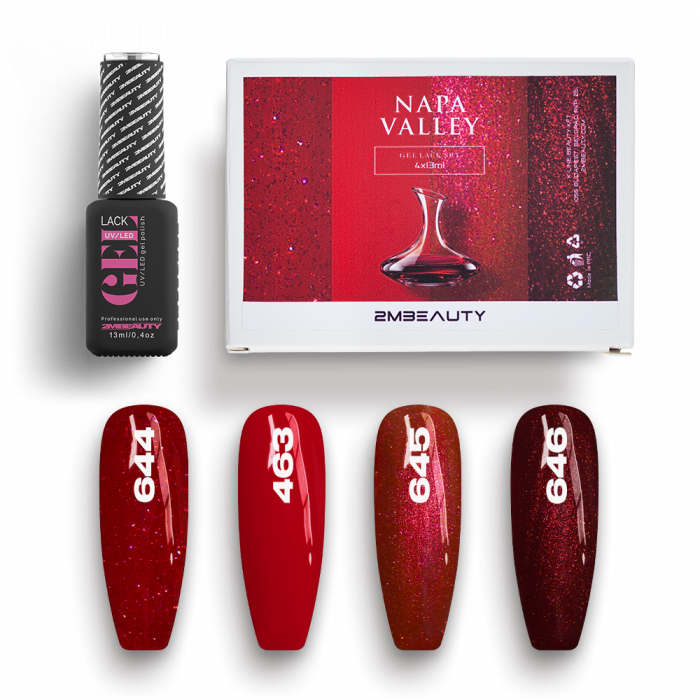Gel Lack - Napa Valley Set - HEMA Mentes (4 x 13 ml)