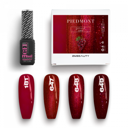 Gel Lack - Piedmont Set - HEMA Mentes (4 x 5 ml)