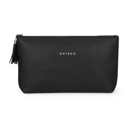 Kozmetikai táska ELEGANCE MAXI Leather Black