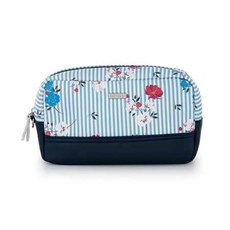 Kozmetikai táska EMILY Navy Flowers