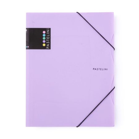 Gumis mappa A4 PP PASTELINi lila