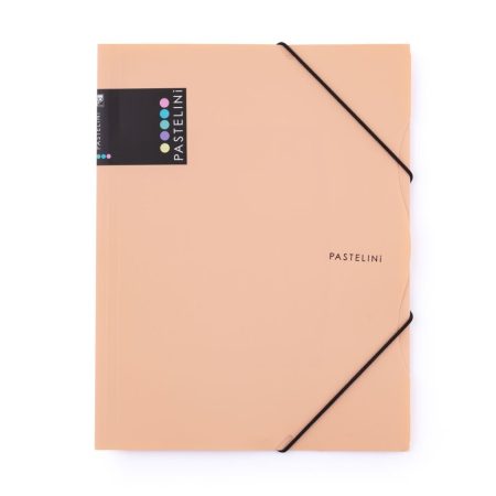 Gumis mappa A4 PP PASTELINi sárgabarack