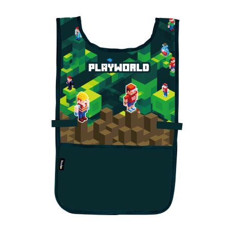 Kötény poncsó Playworld zöld-barna