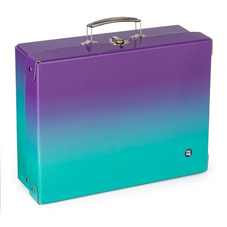Laminált tok négyzet A4 OXY Ombre Purple- blue