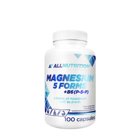 ALLNUTRITION Magnézium 5 formában + B6 (P-5-P) (100 kapszula)