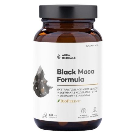 AURA HERBALS Fekete Maca készítmény (60 kapszula)