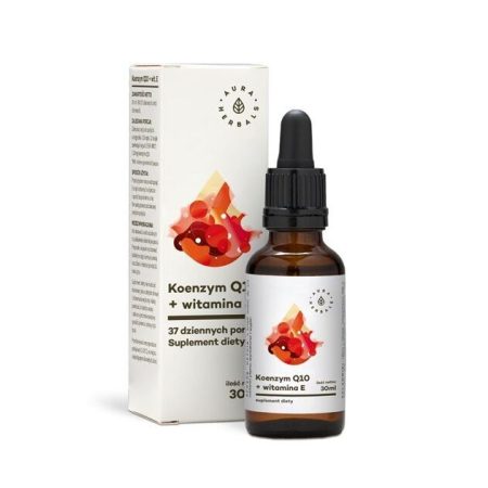 AURA HERBALS koenzim Q10 + E-vitamin (30 ml / 1 fl. oz.)