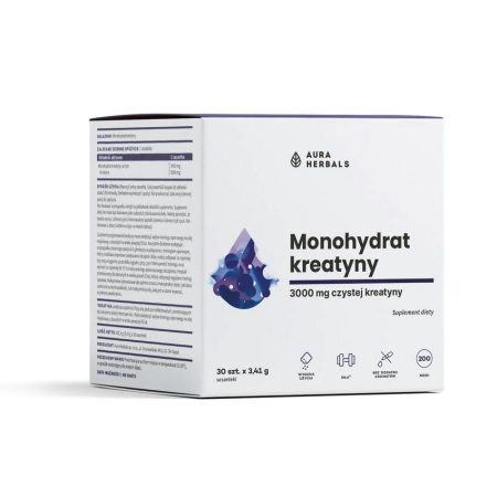 AURA HERBALS kreatin-monohidrát (30 db)