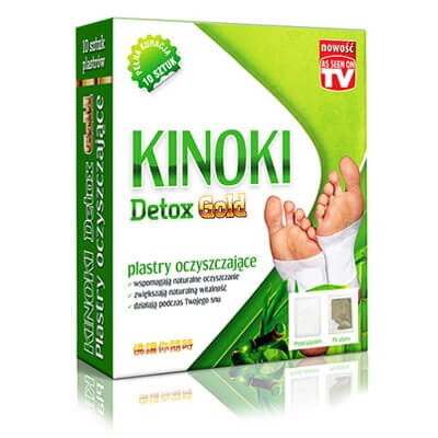 AURA HERBALS KINOKI Detox Gold tisztító tapaszok (10 db)
