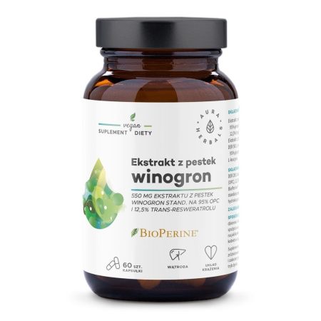 AURA HERBALS OPC 95% - szőlőmag-kivonat (60 kapszula)
