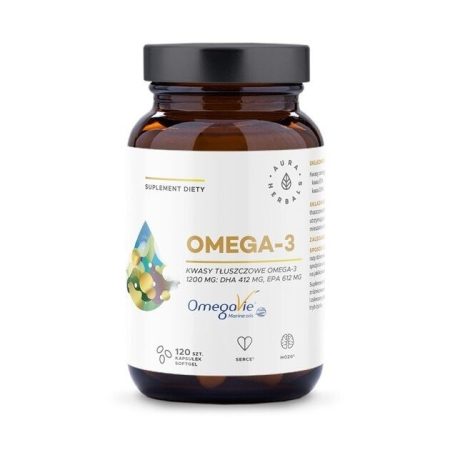 AURA HERBALS Omega-3 1200 mg (120 kapszula)