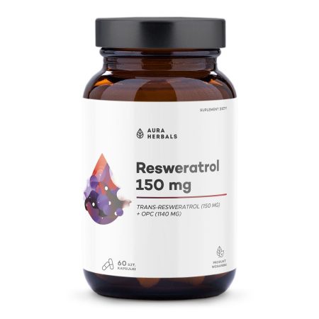 AURA HERBALS Resveratrol 150 mg (60 kapszula)