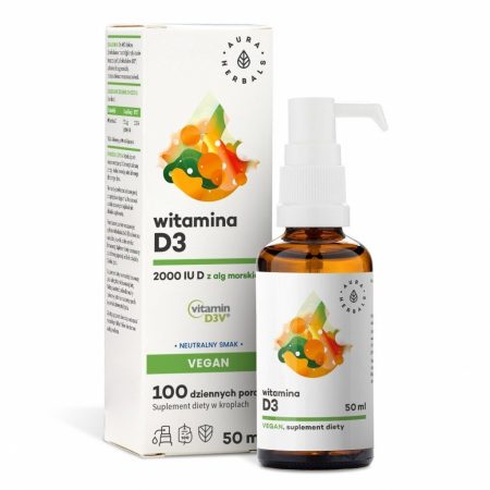 AURA HERBALS D3-vitamin 2000 NE