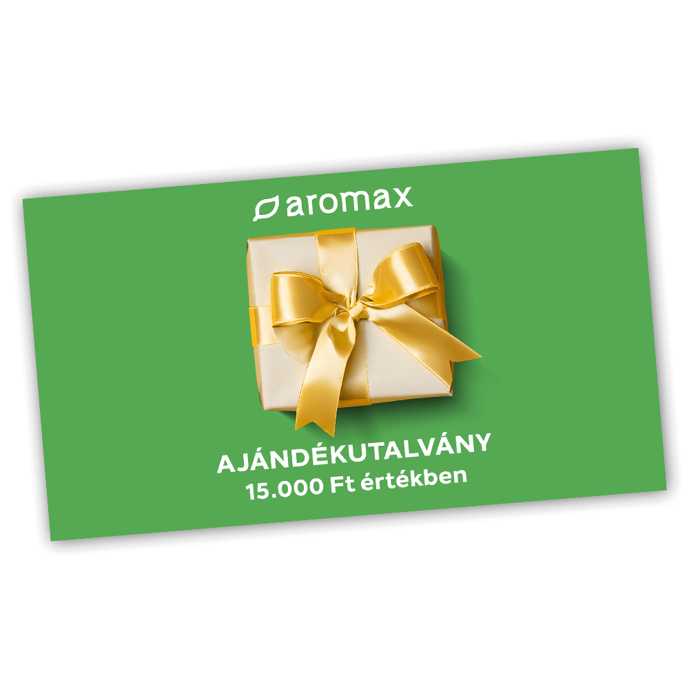Aromax Ajándékutalvány 15.000 Ft értékben