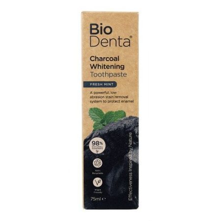 BECONFIDENT BioDenta fogfehérítő fogkrém aktív szénnel
