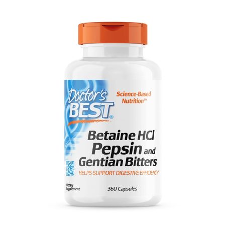 Betaine HCl Pepsin & Gentian Bitters - 360 caps