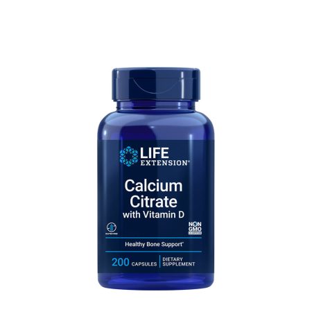 Calcium Citrate with Vitamin D - 200 vcaps