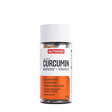 Curcumin + Bioperine + Vitamin D - 60 caps